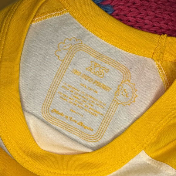 Big Bud Press Paintstamp Smiley Raglan Tee - Picture 3 of 3